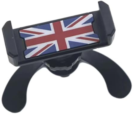 ANZIWU Mini Cooper phone holder with 360 ° rotary vent phone holder, suitable for Mini Cooper R55 R56 R57 R60 R61 (Red)
