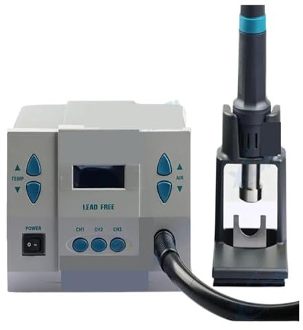 Station de fer à souder Station De Soudage À Air Chaud Avec Pistolet Thermique 1000W 861DW, Sèche-cheveux, Station De Travail À Air Chaud, Stations De Soudage Sécurité avec un excellent rapport qualit