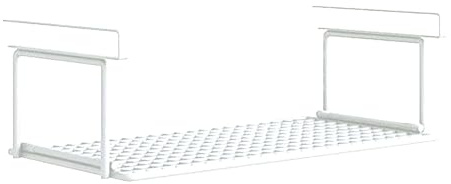 COMFOLIVING Debajo de la cesta de almacenamiento colgante, debajo de la canasta de estantería, almacenamiento de zapatero, extensible debajo del armario inferior ajustable, para