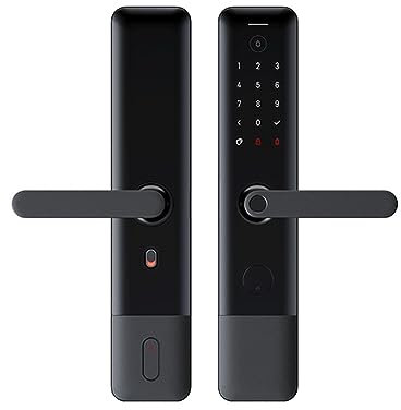 Good Homie Smart lock, fingerprint lock. Smart Door Lock E Fingerprint Password Bluetooth Unlock Detect Alarm Work compatible for Mi Home App Control with Doorbell