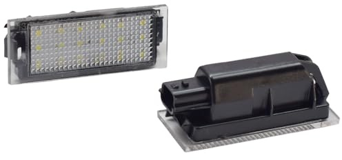 Yoegerery LED Licenza Numero Targa Luce Per Renault Clio 3 Twingo 2 Megane 2 3 Laguna 2 3 Vel Satis Master Flence 12V Luci Targa per Opel Movano 8200480127