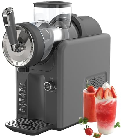 PASPRT Ghiaccio tritato per Uso Domestico, Piccola Macchina per Bevande Fredde Completamente Automatica Commerciale, Macchina per frullati Multifunzione e Macchina per frullati