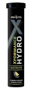 ERBA VITA Xformance Hydro integratore alimentare effervescente ideale come supporto durante l'attività sportiva - 20 Compresse