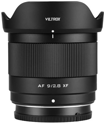 VILTROX 9mm f2.8 XF, Objectif Automatique 9mm F2.8 Air pour Monture Fuji X, Objectif Ultra Grand Angle APS-C Compatible Fuji X-T5 X-S20 X-E5 X-T30 II X-T4 X-H2S X-S10 X-E4 X-Pro3 X-T3 X-T50 X-M5