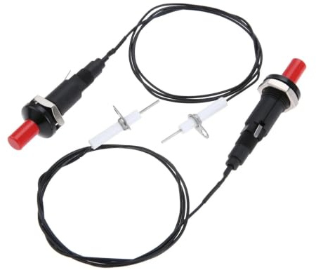 YUNGONG 2 set di accensione piezoelettrica a scintilla con pulsante di accensione con elettrodo