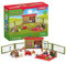 schleich 72160 Picknick mit den kleinen Haustieren, ab 3 Jahren, FARM WORLD - Spielset, 29 Teile, exklusiv bei Amazon