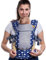Beco Gemini Cool Babytrage Neugeborene ab Geburt bis Kleinkind - 4 Tragepositionen, Baby Trage, Babytrage ab Geburt, Ergonomischer Baby Carrier mit verstellbarem Sitz, 3-16 kg (Regentropfen)