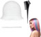 3PCS Highlight Cap Kit Silicone Hair Highlighting Kit Reusable Highlight Cap with Hook and Coloring Brush Highlighting Cap and Hook Kit for Dyeing Hair Salon Home Use for Women Men