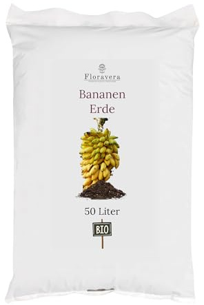 Floravera Premium Bio Bananenerde Pflanzerde 50 Liter (50 Liter)