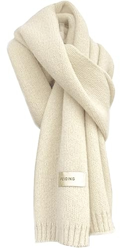 ChAusa Sciarpa Caldo Morbido Invernali Donna, Calda Sciarpa Termica Lavorata a Maglia, Elegante e Senza Prurito Colore Versatile Scialle Caldo, per Uso Quotidiano Invernali