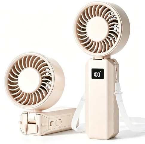 Starvortex Handventilator, 3-in-1 Tragbarer Turbolüfter mit 13h Kühlung
