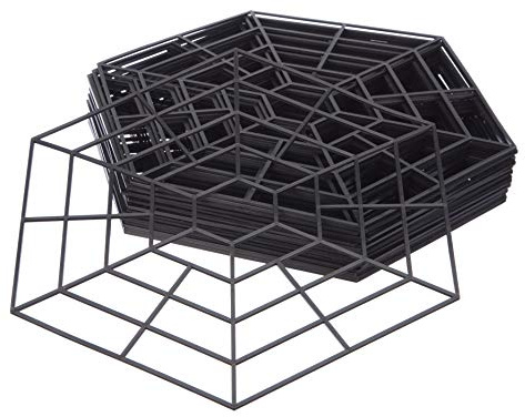 Katai – 20 Dischi Galleggianti per Protezione Laghetto – Barriera Anti-Airone in Plastica con 60 Clip e 2 Fascette per Piante – Anelli Interbloccabili 30×27 cm