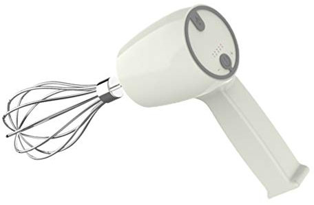 SOLUSTRE Elektrischer Handmixer Edelstahl Schneebesen Wiederaufladbare Küche Handmixer Rührer Rührer Milchaufschäumer zum Einfachen Schlagen von Eiercreme Mischen von Kekskuchen