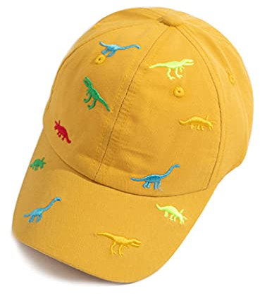 2-6 Jahren Kinder Baseball Cap Dinosaurier Baseballmütze Kappe Snapback Baumwolle Sonnenhut Outdoor Hut Verstellbare Baseballkappe Junge Mädchen Baby Basecap Sport Baseball Mütze Anti-UV Sommerhut
