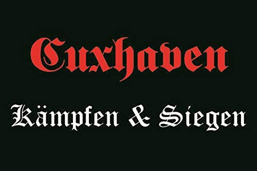 U24 Drapeau Cuxhaven - Combattions et victoires - Qualité supérieure - 60 x 90 cm