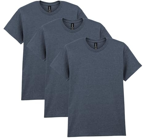 Gildan Men's Heavy Cotton T-Shirt, Style G5000 (Pack of 3) T-Shirt (Pack of 3)