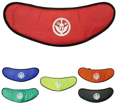 Warrior Gears Borsa per visiera per casco da moto, borsa protettiva per visiere per casco da moto, con cintura in vita, borsa imbottita per visiere da donna, borsa per visiera antigraffio - Rossa
