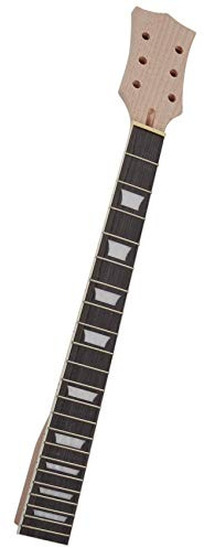 SUNGOO 22 Fret Lp Manche de guitare en palissandre en acajou et inserts pour remplacement de manche de guitare électrique de Lp