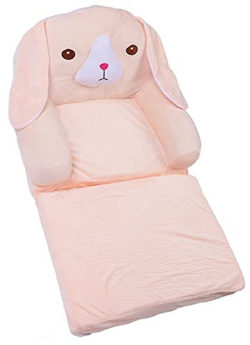 Klappbares Kindersofa, Rosa Hundeschwamm, Ausziehbares Kindersofa, Weiches, Aufklappbares Kindersofa, Kindercouch, Ausklappbares Kindersofa, Faltbares Kindersofa, Kleinkind-Schlafsofa(2 Schichten)