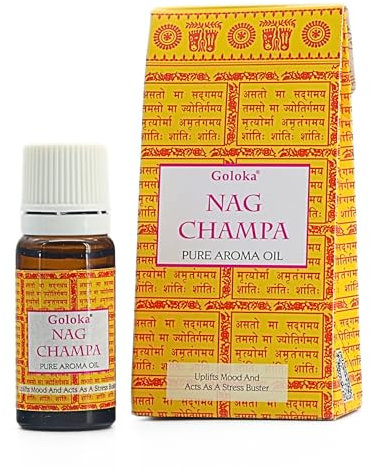 Goloka Duftöl - Naturdüfte für Aromatherapie, Raumduft, Diffusor, Duftlampe (Nag Champa)