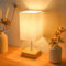Jayencer Lampe de Chevet Tactile, Lampes de Table 3 Intensité, Abat-jour en Tissu de Lin Beige, Lampe Tactile pour Salon Chambre, Bureau, Hôtel (1 Pièce)