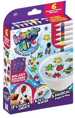 Water Art Themed 6 pen pack Galaxy Explorers