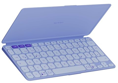 Logitech Keys-To-Go 2, mobile Bluetooth-Tastatur für Tablets (Lila)