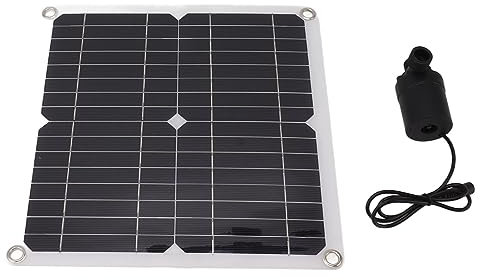 50 W Solar-Wasserpumpen-Set, Energiesparende Tauchpumpe mit Batteriekasten für Teich, Garten