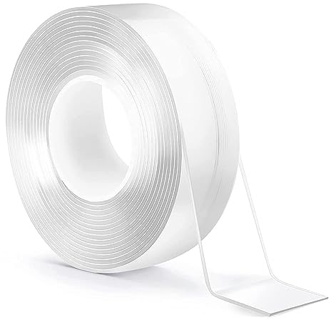 Cinta adhesiva de doble cara, nano cinta resistente (3 metros x 30 mm), cinta adhesiva transparente fuerte para colgar fotos, almohadillas adhesivas extraíbles, cinta de matrícula, tiras de cinta de