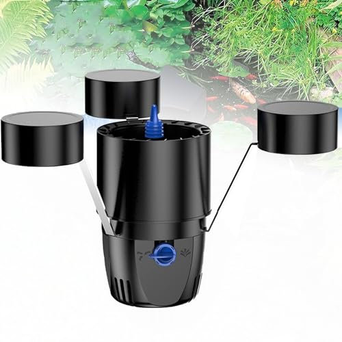 XCSCUK Chiarificatore Galleggiante per Skimmer per laghetti, Raccoglitore di Foglie per fontane per laghetti, Strumento per la Pulizia dello Stagno, per Piscina, peschiere, Giardino