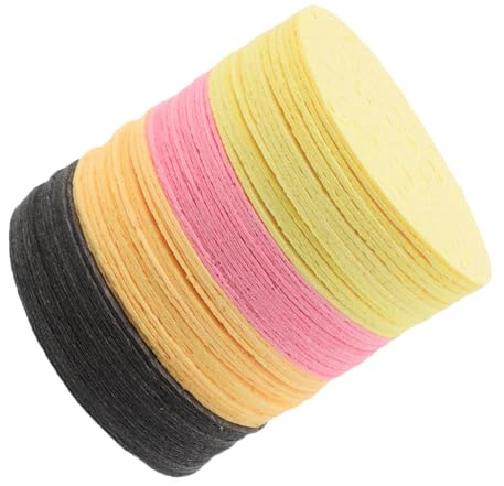 VALICLUD 60stücke Komprimierte Gesichtsschwämme Runde Make-up-entferner-pads Aus Zellulose Für Empfindliche Haut Wiederverwendbare Reinigungspads Reisefreundlich