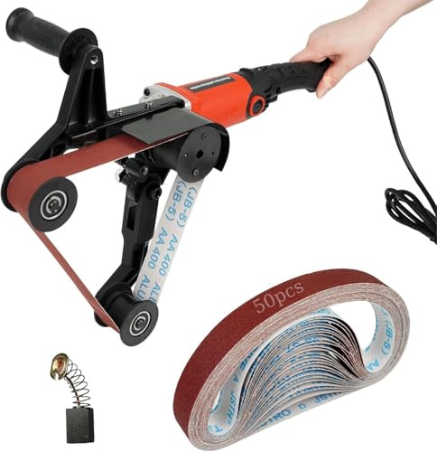 NBYTLT 220V Pipe Tube Polisher Sander, 800W Pipe Belt Sander