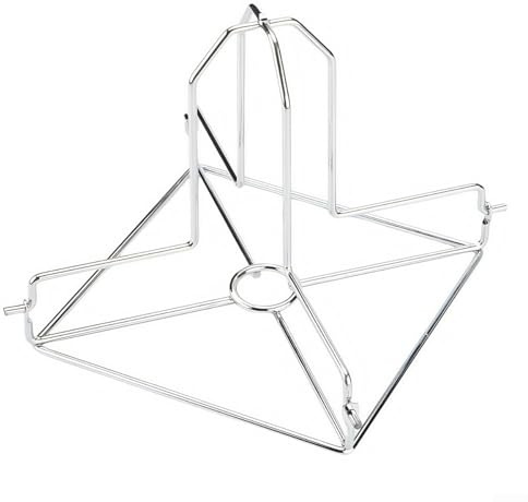 Grille à rôtir pliable en acier inoxydable pour rôtir la dinde et le porc, compatible avec les barbecues à gaz, charbon de bois et four et facile à nettoyer
