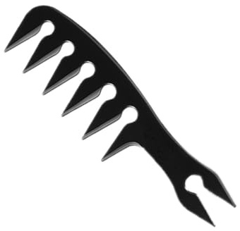 Wide Tooth Comb,Texture Comb for Hair Styling Men Women, Styling Combs for Pompadour, Quiffs & Side Parts,Salon & Barber Use (Black)