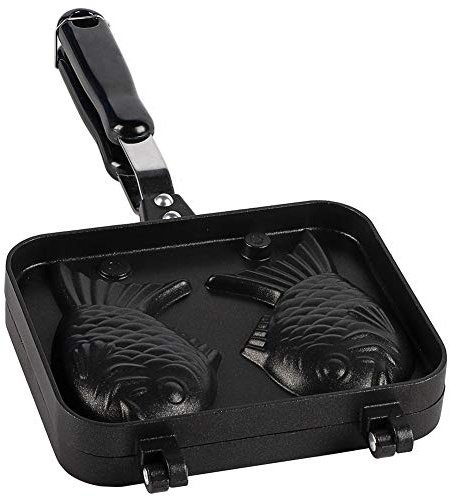 Aramox Máquina para Hacer Gofres con Forma de, Acero Inoxidable Antiadherente, Utensilios de Cocina de Calentamiento Rápido para Golosinas Caseras y Refrigerios para Niños
