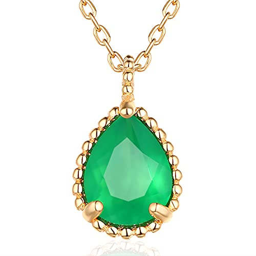 925 sterling silver halsband för kvinnor vattendroppe 100% naturlig granat agat citrin bröllop fina smycken