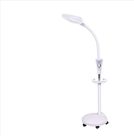 Aioneer 16X Floor Standing Magnifying Lamp, Floor Stand Magnifier, Adjustable Swivel Arm Flexible Height Adjustable Gooseneck Standing Cold Light for Reading Salon Uty