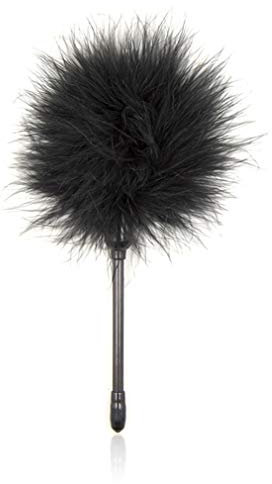 CANAREA Feder Erotik SM Federkitzler tickler Massage Bondage Cosplay Verführen Sexspielzeug Fetisch Streichelfreund Verwöhn Federpuschel (Schwarz)