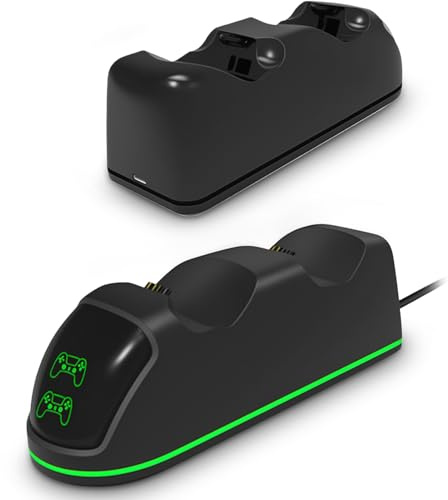 Controller Charger, DOBE TP4‑1781 Dual USB Fast Charging Dock Station Game Controller Charger for Gamepad