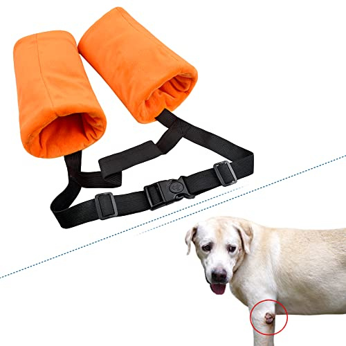 Ellenbogenschutz für Hunde, Fleece, mit Wattepad, verhindert Verletzungen, Größe L