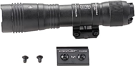 Streamlight 89003 ProTac 2.0 2000-Lumen Long Tactical Rail Mount Flashlight with SL-B50 USB Battery and USB-C Cable, Black | 2,000 lumens; 17,700 candela; 266-meter beam; Picatinny and M-LOK compatible; light-only configuration