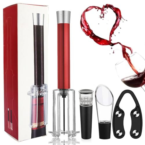 Wino on The Go Wine Bottle Opener Set air Pressure Pump Bottle Opener Portable air Pressure Pump Bottle Opener Tool Suitable for Home bar Cafe Restaurant