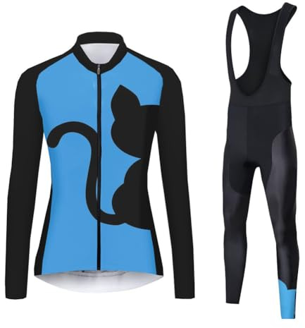 UGLY FROG 2024.2 Neu Winter Damen Langarm Fahrradbekleidung Radtrikot Set Radbekleidung Radsportanzüge Thermo ZRWK02
