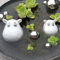 Storm's Gartenzaubereien Hippos - Décoration flottante en céramique pour mini étangs et intérieur - Figurines d'animaux réalistes - Décoration de bassin - Figurine de jardin