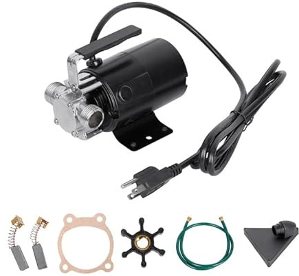 Smartbot 115V Water Transfer Pump, 1/10HP Portable Utility Pump - 330 GPH with Complete Water Hose Kit, Ideal for Efficient Water Removal from Basements, Pools, Gardens, Aquariums, and More