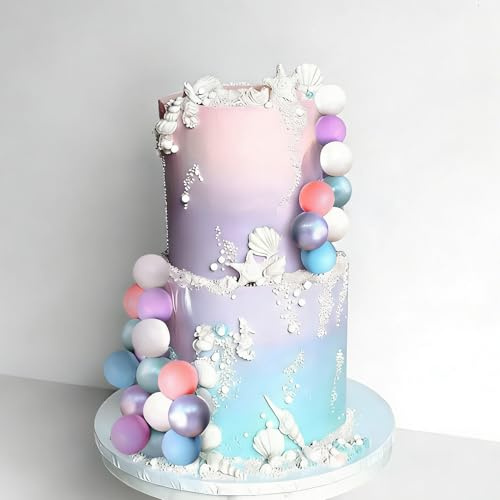 Roaring Good Time Mermaid Tail Cake Topper Under the Sea Cake Decoration Balls Cake Topper Mermaid Tail Cake Topper Mermaid Party Supplies