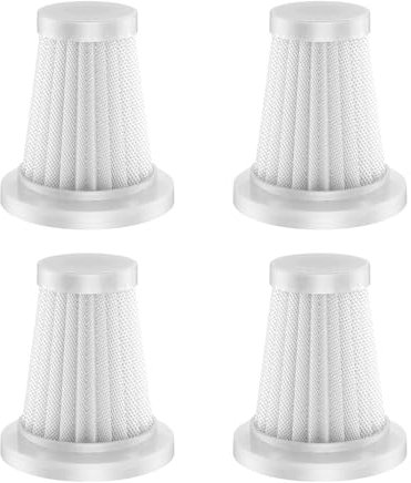 Unipampa 4 Filtro de Repuesto, Filtros para Aspiradora, Filtros HEPA de Repuesto, Filtro Lavable, para Aspiradora de Mano, Reutilizable, Para filtrar polvo e impurezas