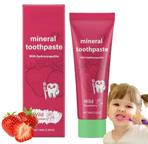 Probiotic Hydroxyapatite Toothpaste,Fruit Toothpastes,Teeth Whitening Toothpaste,Strawberry Toothpastes,Anti-Tooth Decay Care,Helps Teeth Whitening,Protect Tooth Enamel,Wild Strawberry Flavour