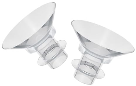 Warmhm Inserti Flangia Per Tiralatte in Silicone 2 Pezzi, Parti Ricambio Indossabili Per Tiralatte Elettrico, Inserti Flangiati Comodi e Sicuri Per Allattamento