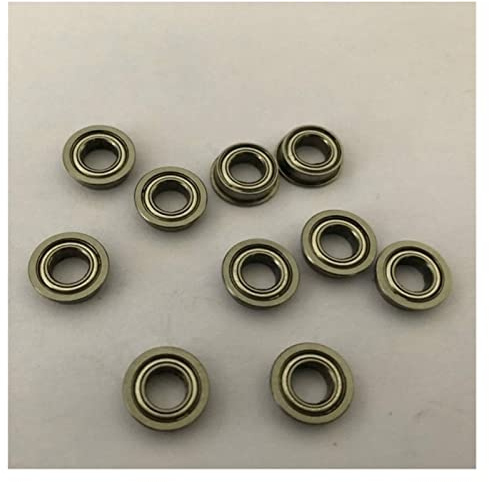 50 Stück Flanschkugellager, dünnwandige, metallgeschirmte Lager for Rasenmäher, Drucker und Heimwerkerprojekte(F682ZZ 2x5x2.3mm)